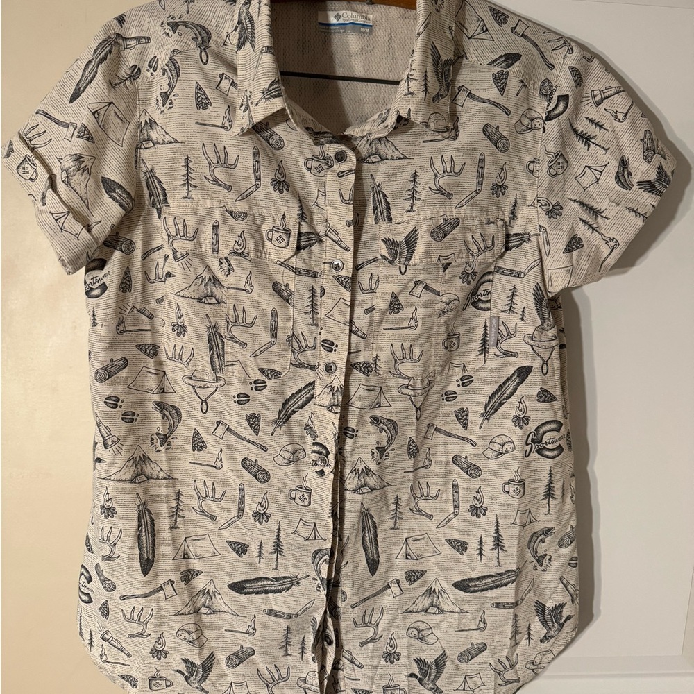 Columbia Omni Shade Camping Sun Protection Shirt
